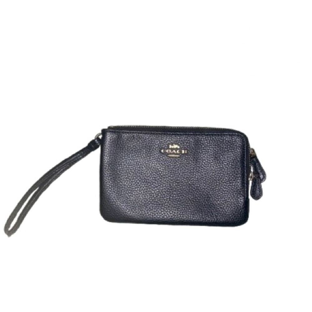 Coach Black Wristlet Clutch